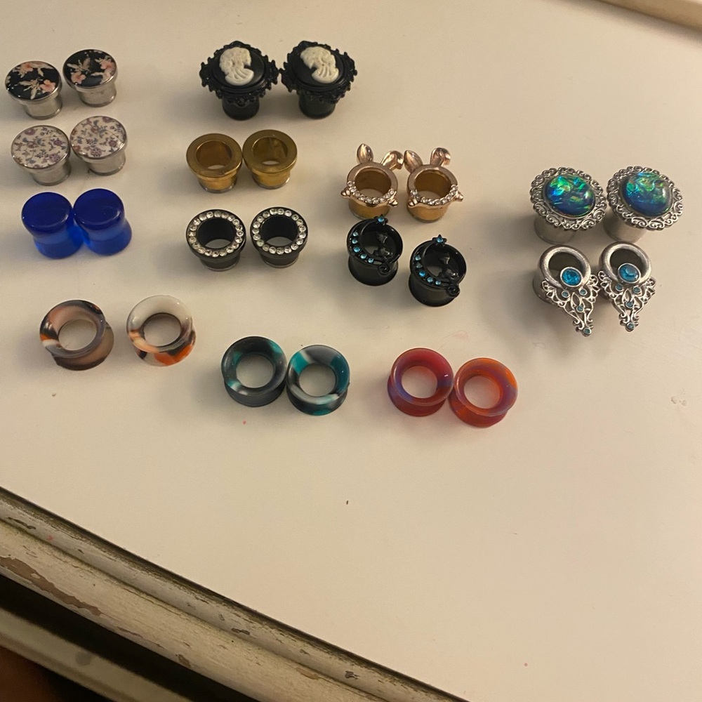 Elegant Mixed Color Earring Set